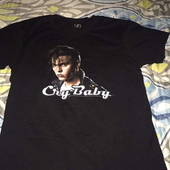 Ripple Junction Tops Jonny Deep Cry Baby T Shirt From The Movie Poshmark Ripple Junction Tops Jonny Deep Cry Baby T Shirt From The Movie Poshmark